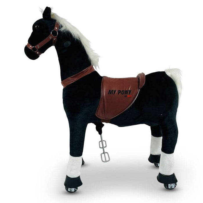 Zwart Met Witte Bles Speelgoed Paard My Pony (3-6 jaar) - Trapautodealer