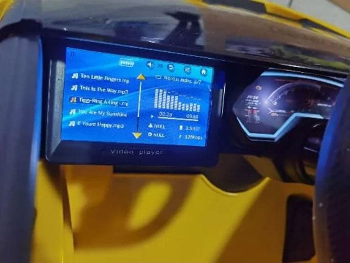 Lamborghini Sian Kinderauto 12V + 2.4G Afstandsbediening (geel + MP4) - Trapautodealer