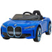 BMW i4 Kinderauto 12V 4WD + 2.4G RC (blauw) - Trapautodealer