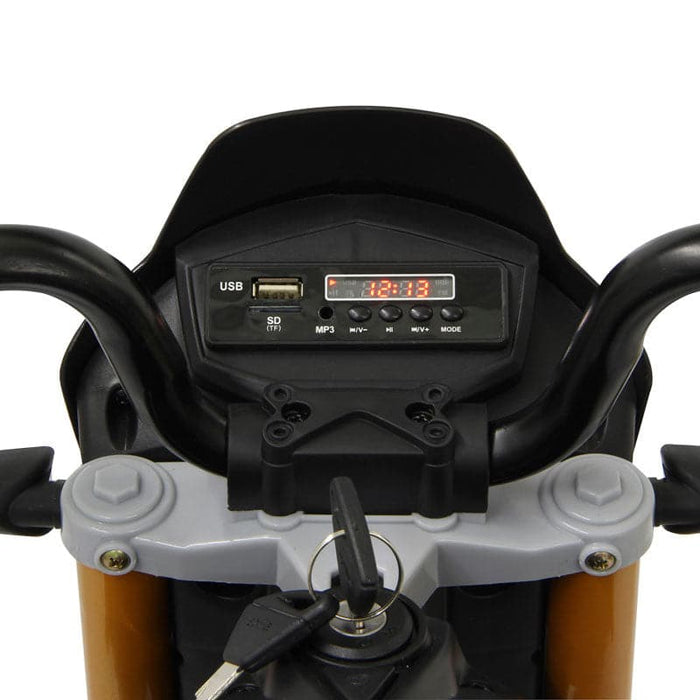 Aprilia Dorsoduro 900 Kindermotor 12V (zwart) - Trapautodealer