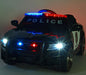 Politieauto Voor Kinderen 12V + 2.4G Afstandsbediening (zwart) - Trapautodealer