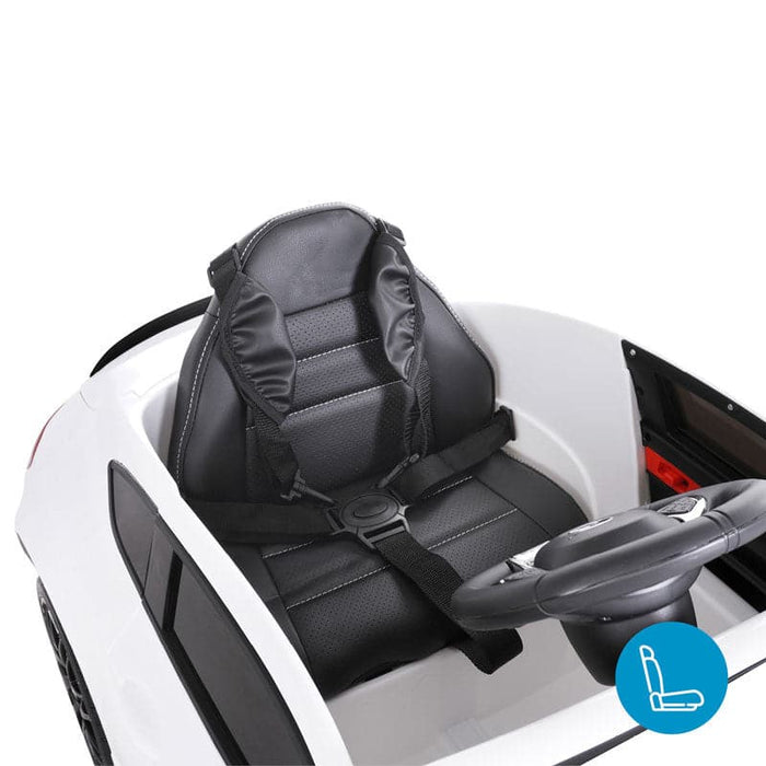 Mercedes C63 AMG Accu Kinder Auto 12V + 2.4G Afstandsbediening (wit) - Trapautodealer