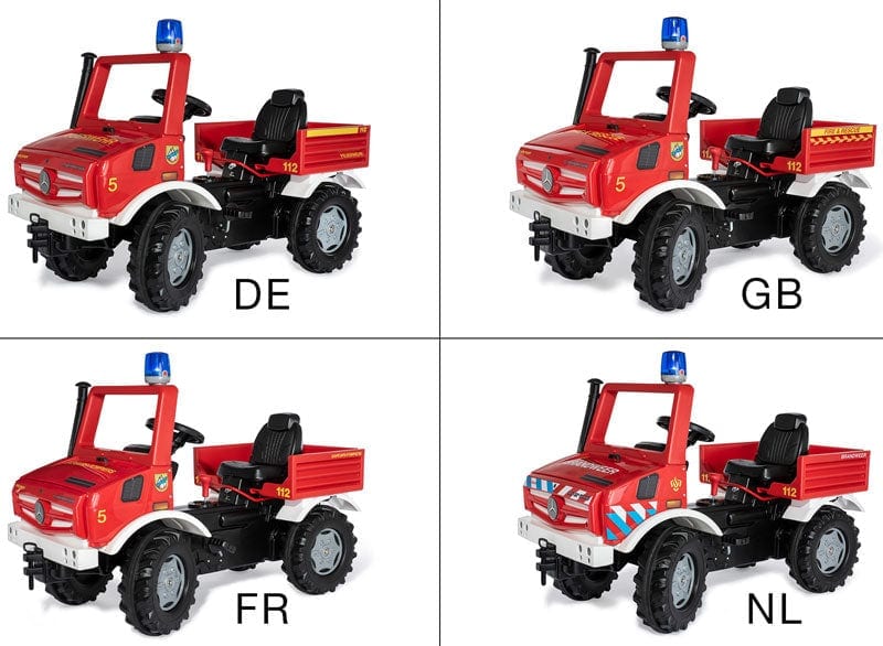 Rolly Toys Unimog Brandweer Trapauto - Trapautodealer
