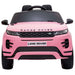 Range Rover Evoque Elektrische Kinderauto 12 Volt + 2.4G RC (roze) - Trapautodealer