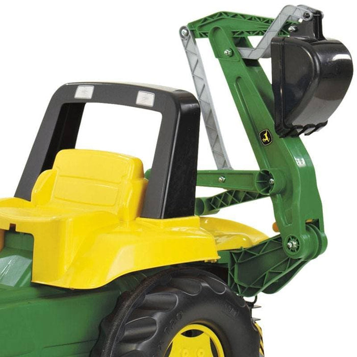 RT Junior John Deere Tractor + Graafmachine + Voorlader - Trapautodealer