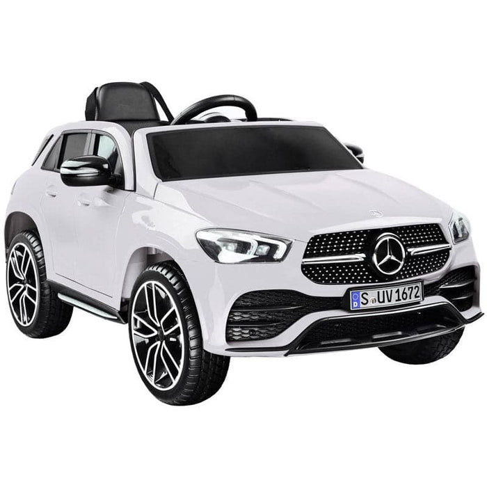 Mercedes GLE450 Accu Kinderauto 12V + 2.4G RC (wit) - Trapautodealer