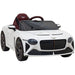 Bentley Bacalar Kinderauto 12V + 2.4G RC (wit en 4WD) - Trapautodealer