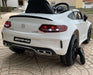 Mercedes C63 AMG Accu Kinder Auto 12V + 2.4G Afstandsbediening (wit) - Trapautodealer