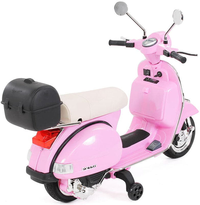 Vespa PX150 Scooter Voor Kinderen 12V (roze) - Trapautodealer