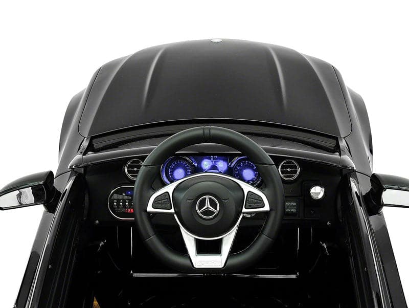 Mercedes C63 AMG Kinderauto 12V + 2.4G Afstandsbediening (zwart) - Trapautodealer