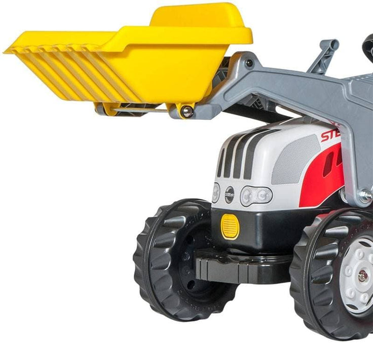 RT Tractor RollyKid Steyr + Aanhanger + Voorlader - Trapautodealer