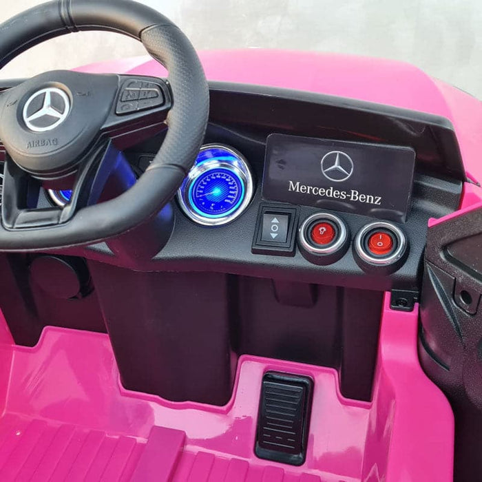 Mercedes-Benz GLC Coupe Kinderauto 12V + 2.4G RC (roze met MP4) - Trapautodealer