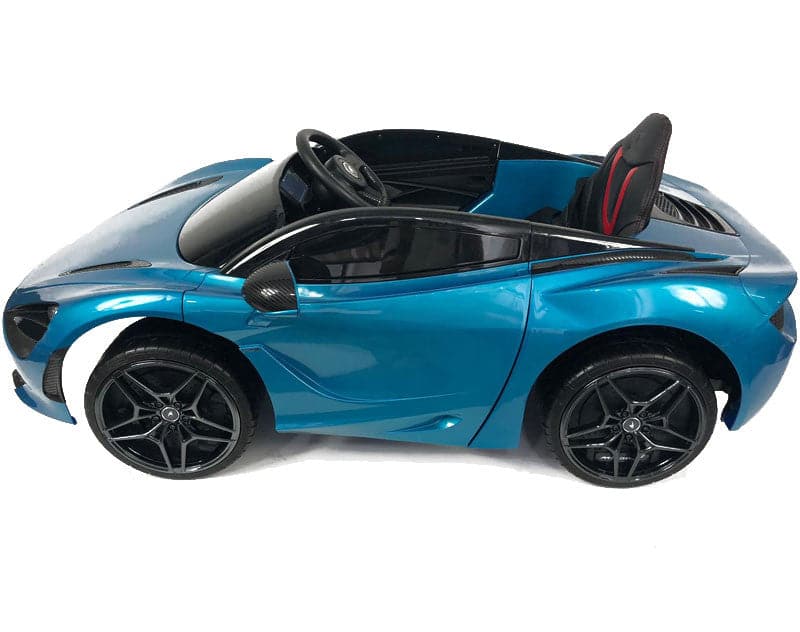 McLaren 720S Kinderauto 12 Volt + 2.4G RC (blauw met MP4) - Trapautodealer