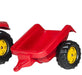 RT Tractor RollyKid + Aanhanger + Voorlader (rood) - Trapautodealer