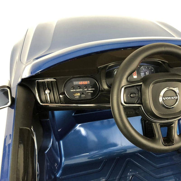 Volvo S90 Kinderauto 12V + 2.4G Afstandsbediening (blauw) - Trapautodealer