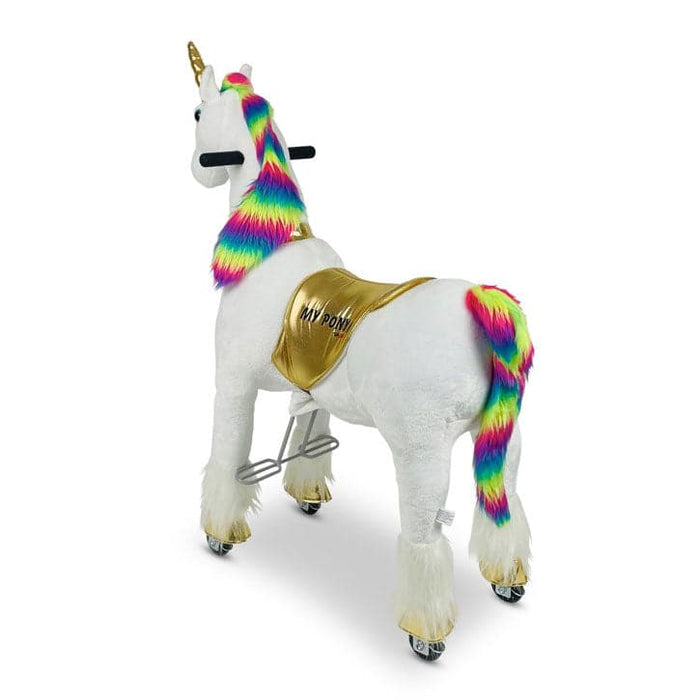 Unicorn Multicolor Gold Speelgoedpaard My Pony (3-6 jaar) - Trapautodealer