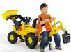 RT Tractor Junior CAT + Graafmachine + Voorlader - Trapautodealer