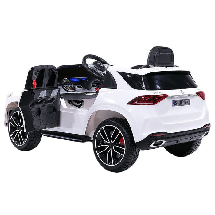 Mercedes GLE450 Accu Kinderauto 12V + 2.4G RC (wit) - Trapautodealer