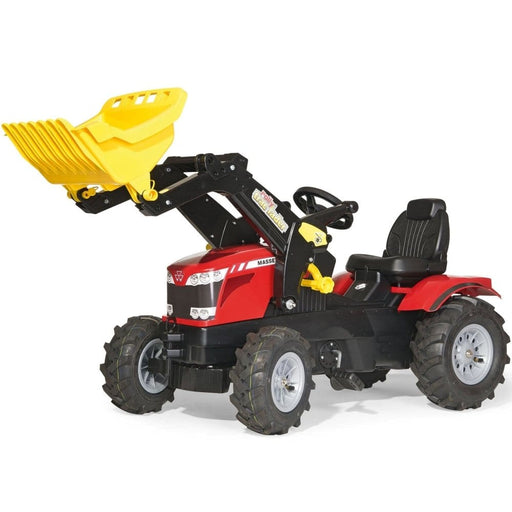 Rolly Toys FarmTrac MF 8650 Tractor + Luchtbanden + Voorlader - Trapautodealer