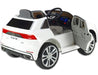 Audi Q8 Auto Voor Kinderen 12V + 2.4G RC (wit) - Trapautodealer