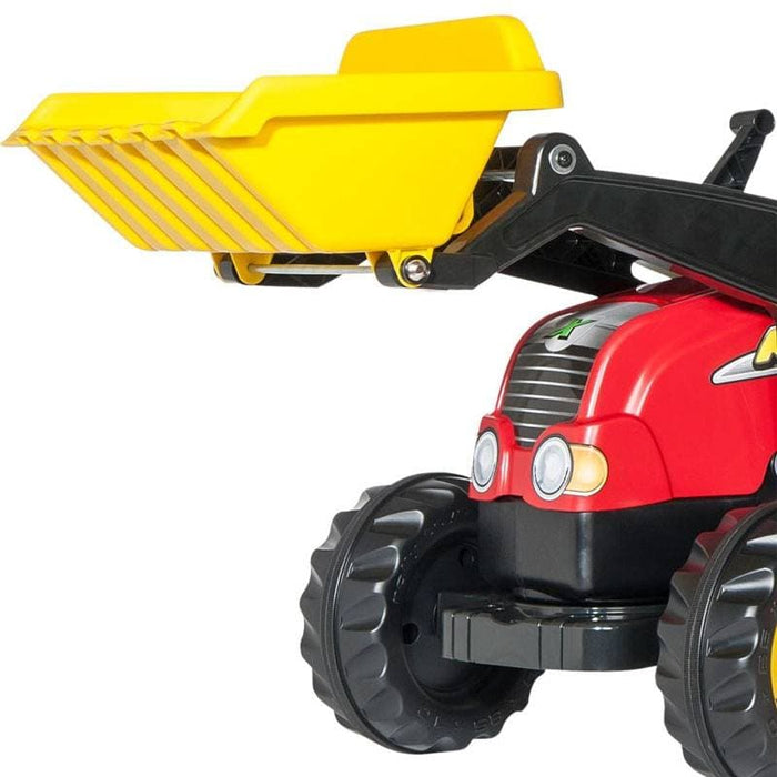 RT Tractor RollyKid + Aanhanger + Voorlader (rood) - Trapautodealer