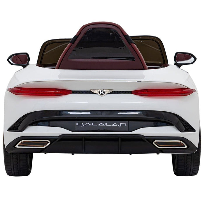 Bentley Bacalar Kinderauto 12V 4WD + 2.4G RC (wit) - Trapautodealer