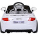 Audi TT RS Kinderauto 12V + 2.4G RC (wit) - Trapautodealer