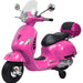 Vespa Kinderscooter GTS 12V (roze) - Trapautodealer