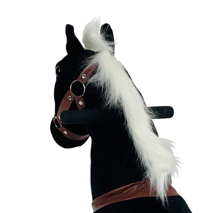Zwart Met Witte Bles Paard Op Wielen My Pony (4-9 jaar) - Trapautodealer