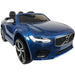 Volvo S90 Kinderauto 12V + 2.4G Afstandsbediening (blauw) - Trapautodealer