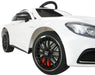 Mercedes C63 AMG Accu Kinder Auto 12V + 2.4G Afstandsbediening (wit) - Trapautodealer