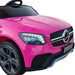 Mercedes-Benz GLC Coupe Kinderauto 12V + 2.4G RC (roze met MP4) - Trapautodealer