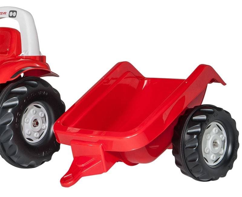 RT Tractor RollyKid Steyr + Aanhanger + Voorlader - Trapautodealer