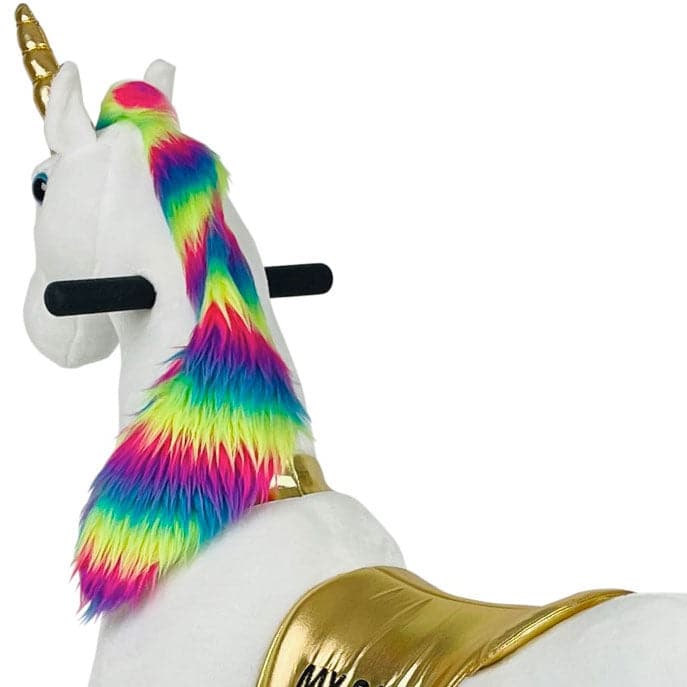 Unicorn Multicolor Gold Pony Cycle My Pony (4-9 jaar) - Trapautodealer