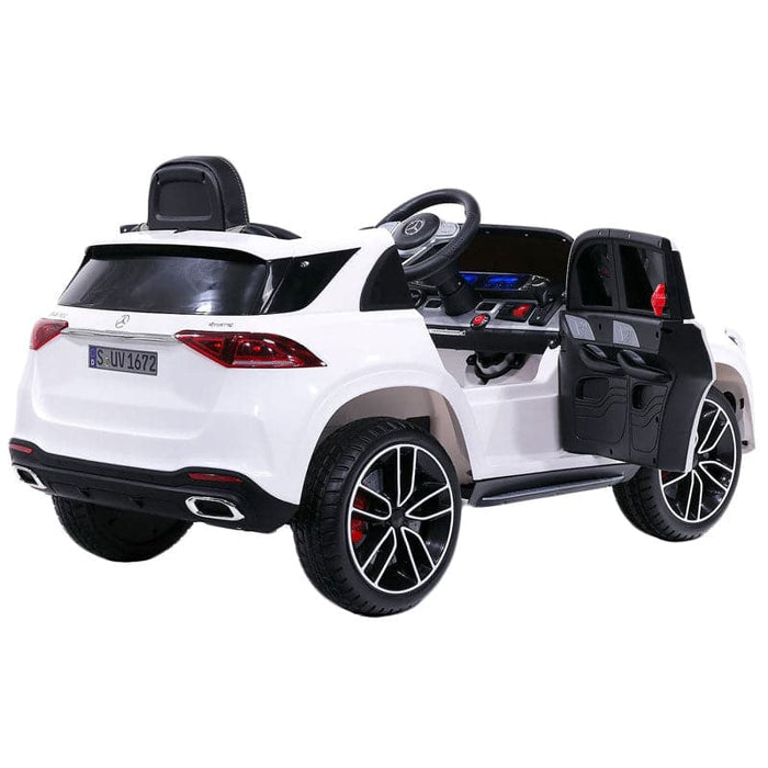 Mercedes GLE450 Accu Kinderauto 12V + 2.4G RC (wit) - Trapautodealer