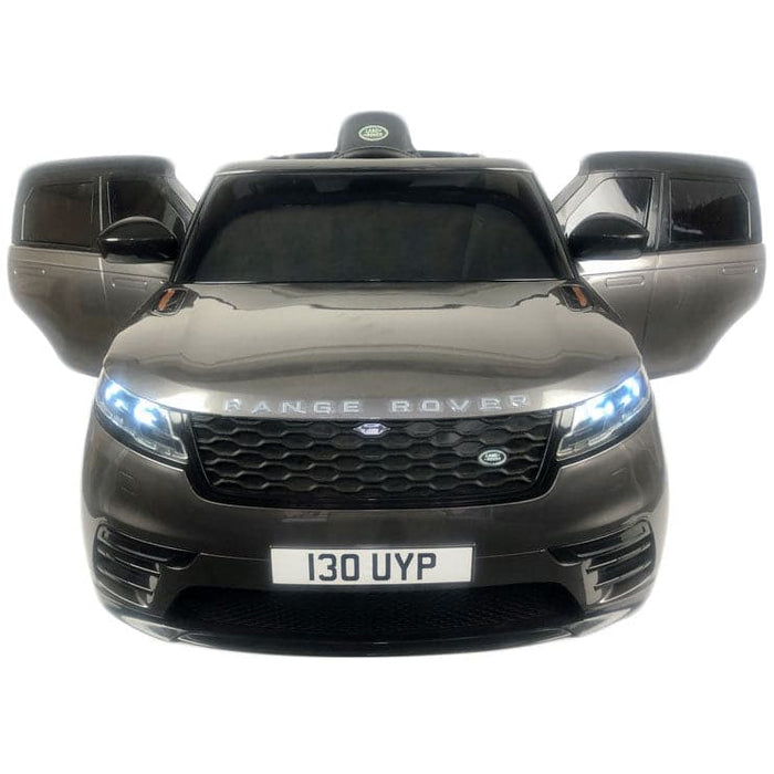 Range Rover Velar Elektrische Kinderauto 12 Volt + 2.4G Afstandsbediening (grijs) - Trapautodealer