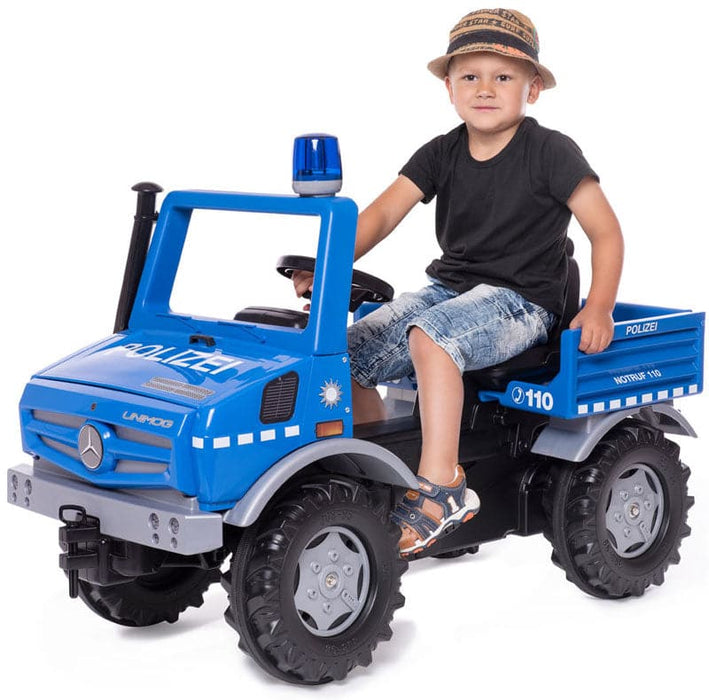 Rolly Toys Politie Unimog Trapauto Rolly Toys